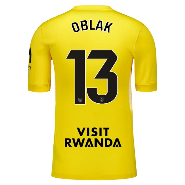 Dres Atlético Madrid Jan Oblak 13 Golmanski Dječji 2025/26 Žuti