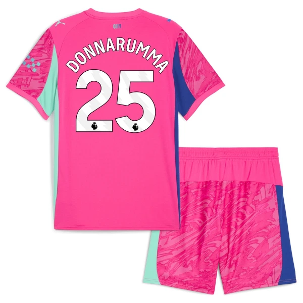 Dres Manchester City Gianluigi Donnarumma 25 Golmanski Dječji 2025/26 Ružičasta