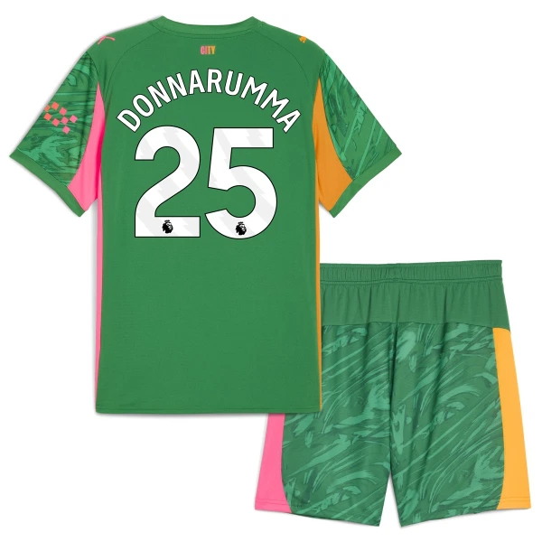 Dres Manchester City Gianluigi Donnarumma 25 Golmanski Dječji 2025/26 Zelena