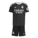 Dres Real Madrid Golmanski Dječji 2025/26 Crno