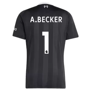 Dres Liverpool Alisson Becker 1 Golmanski 2025/26 Crno Dres Liverpool Alisson Becker 1 Golmanski 2025/26 Crno