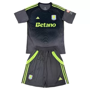 Dres Aston Villa Golmanski Dječji 2025/26 Crno