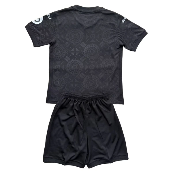 Dres Wolverhampton Wanderers Golmanski Dječji 2025/26 Crno