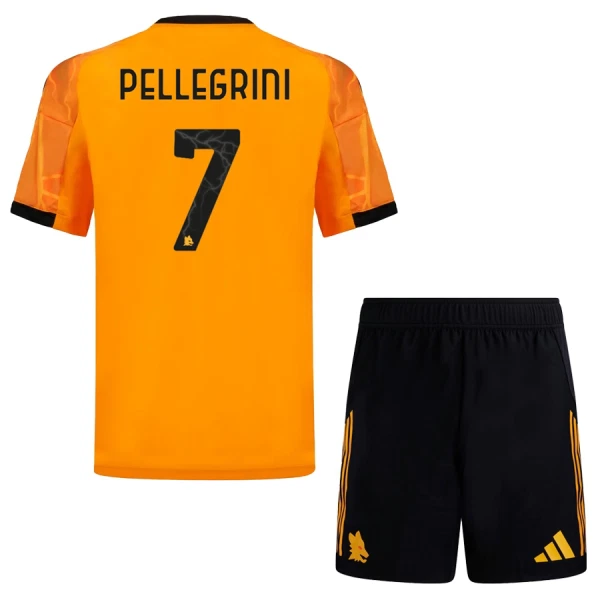 Dres AS Roma Pellegrini 7 Dječji Gostujući 2025/26 Dres AS Roma Pellegrini 7 Dječji Gostujući 2025/26