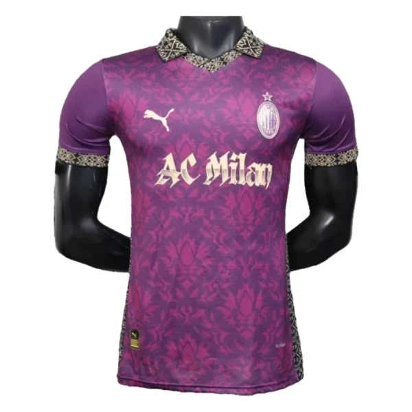 Dres AC Milan 2025/26 Ljubičica Specifična Dres AC Milan 2025/26 Ljubičica Specifična