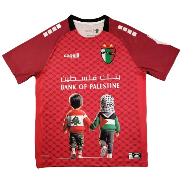 Dres Club Deportivo Palestino 2025 Crvena Specifična Dres Club Deportivo Palestino 2025 Crvena Specifična