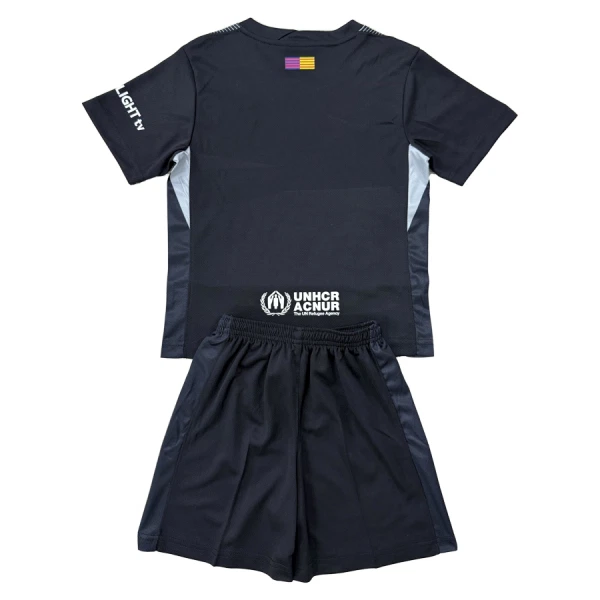 Dres FC Barcelona Golmanski Dječji 2025/26 Crno