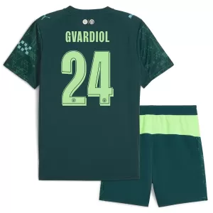 Dres Manchester City Josko Gvardiol 24 Dječji Četvrta EA Sport 2025/26 Dres Manchester City Josko Gvardiol 24 Dječji Četvrta EA Sport 2025/26