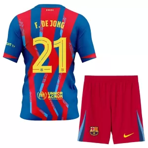 Dres FC Barcelona Frenkie de Jong 21 Dječji Četvrta 2025/26