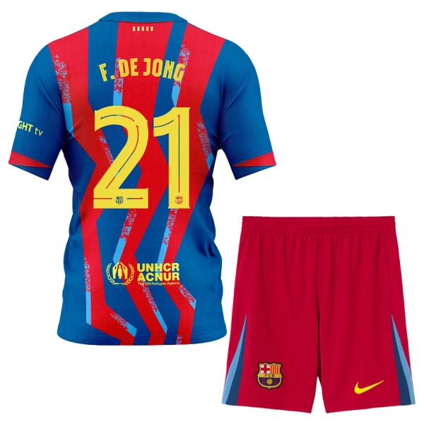 Dres FC Barcelona Frenkie de Jong 21 Dječji Četvrta 2025/26