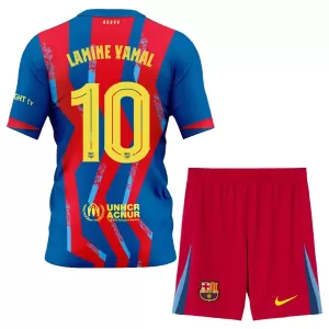Dres FC Barcelona Lamine Yamal 10 Dječji Četvrta 2025/26