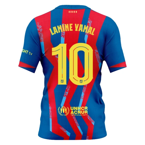 Dres FC Barcelona Lamine Yamal 10 Dječji Četvrta 2025/26