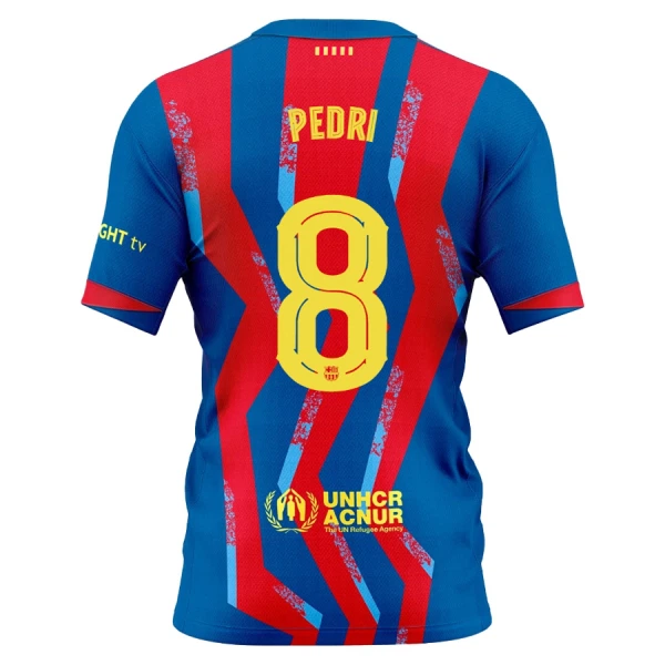 Dres FC Barcelona Pedri 8 Dječji Četvrta 2025/26