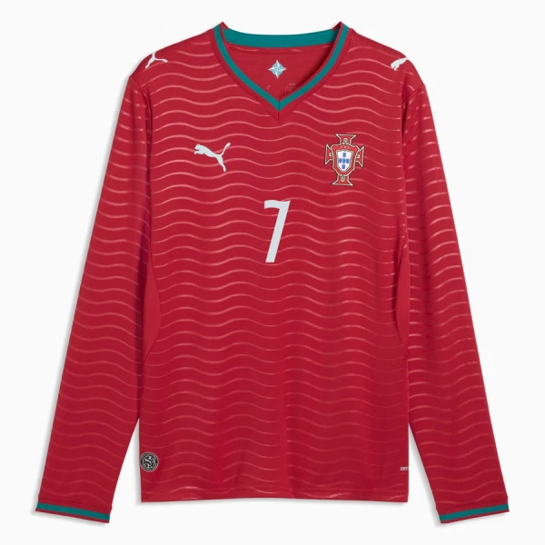 Dres Portugal Cristiano Ronaldo 7 Domaći SP 2026 Dugi Rukav