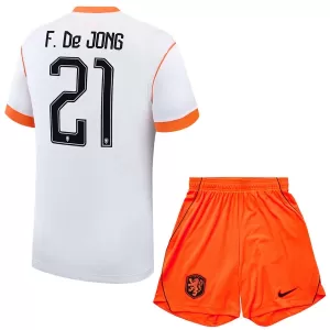 Dres Nizozemska Frenkie de Jong 21 Dječji Gostujući SP 2026