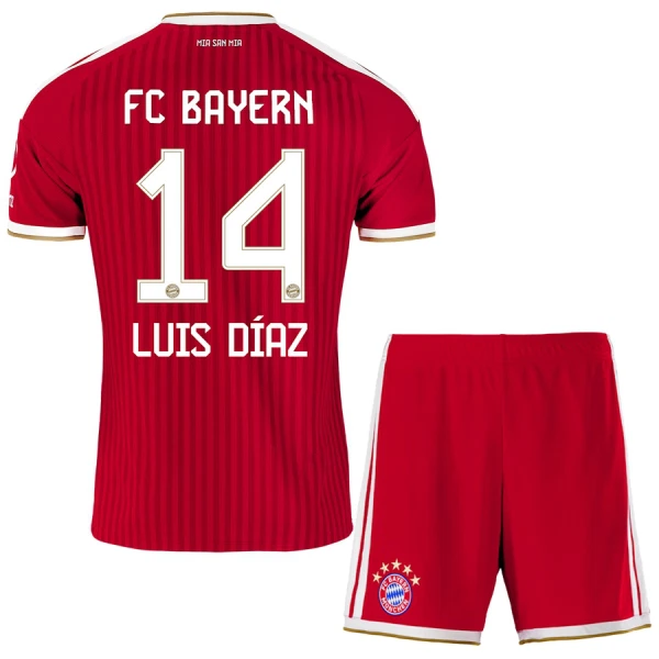 Dres FC Bayern Munich Luis Díaz 14 Dječji Domaći 2026/27 Dres FC Bayern Munich Luis Díaz 14 Dječji Domaći 2026/27