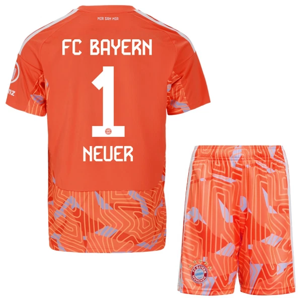 Dres FC Bayern Munich Manuel Neuer 1 Golmanski Dječji Gostujući 2026/27