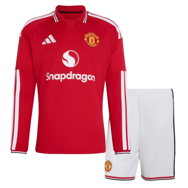 Dres Manchester United Dječji Domaći 2026/27 Dugi Rukav
