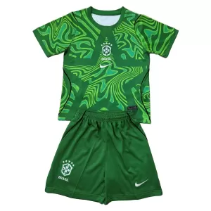 Dres Brazil Golmanski Dječji Domaći SP 2026 Zelena