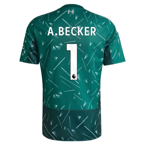 Dres Liverpool Alisson Becker 1 Golmanski Dječji Domaći 2026/27 Zelena