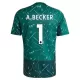 Dres Liverpool Alisson Becker 1 Golmanski Dječji Domaći 2026/27 Zelena