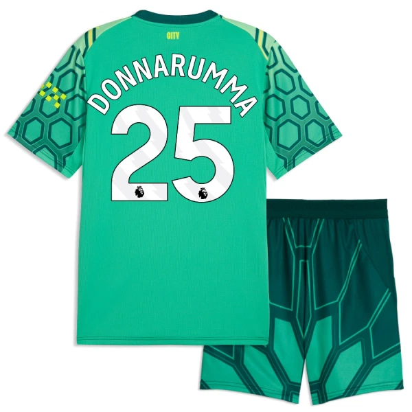 Dres Manchester City Gianluigi Donnarumma 25 Golmanski Dječji Domaći 2026/27 Zelena Dres Manchester City Gianluigi Donnarumma 25 Golmanski Dječji Domaći 2026/27 Zelena