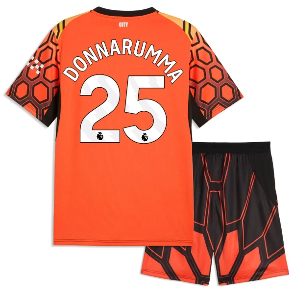 Dres Manchester City Gianluigi Donnarumma 25 Golmanski Dječji Treći 2026/27 Naranča Dres Manchester City Gianluigi Donnarumma 25 Golmanski Dječji Treći 2026/27 Naranča