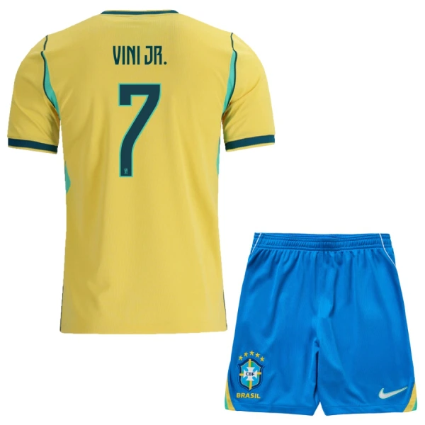 Dres Brazil Vinicius Junior 7 Dječji Domaći SP 2026 Dres Brazil Vinicius Junior 7 Dječji Domaći SP 2026