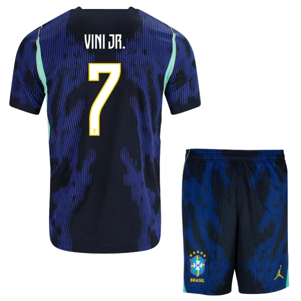 Dres Brazil Vinicius Junior 7 Dječji Gostujući SP 2026 Dres Brazil Vinicius Junior 7 Dječji Gostujući SP 2026