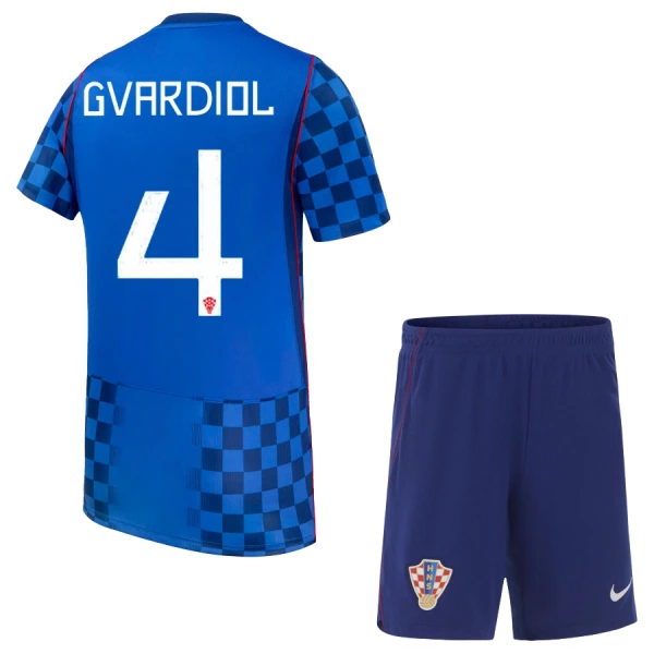Dres Hrvatska Josko Gvardiol 4 Dječji Gostujući SP 2026 Dres Hrvatska Josko Gvardiol 4 Dječji Gostujući SP 2026