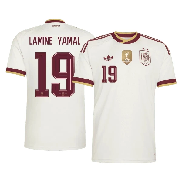 Dres Španjolska 2 Stars Lamine Yamal 19 Gostujući SP 2026
