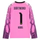 Dres Borussia Dortmund Kobel 1 Golmanski Gostujući 2026/27 Dugi Rukav Ružičasta Dres Borussia Dortmund Kobel 1 Golmanski Gostujući 2026/27 Dugi Rukav Ružičasta
