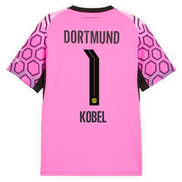 Dres Borussia Dortmund Kobel 1 Golmanski Gostujući 2026/27 Ružičasta Dres Borussia Dortmund Kobel 1 Golmanski Gostujući 2026/27 Ružičasta