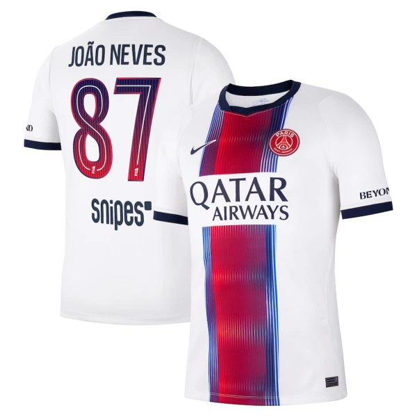 Dres Paris Saint-Germain Joao Neves 87 Gostujući 2026/27 Dres Paris Saint-Germain Joao Neves 87 Gostujući 2026/27