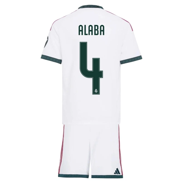 Dres Real Madrid David Alaba 4 Dječji Domaći 2026/27 Dres Real Madrid David Alaba 4 Dječji Domaći 2026/27
