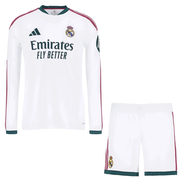 Dres Real Madrid Dječji Domaći 2026/27 Dugi Rukav Dres Real Madrid Dječji Domaći 2026/27 Dugi Rukav