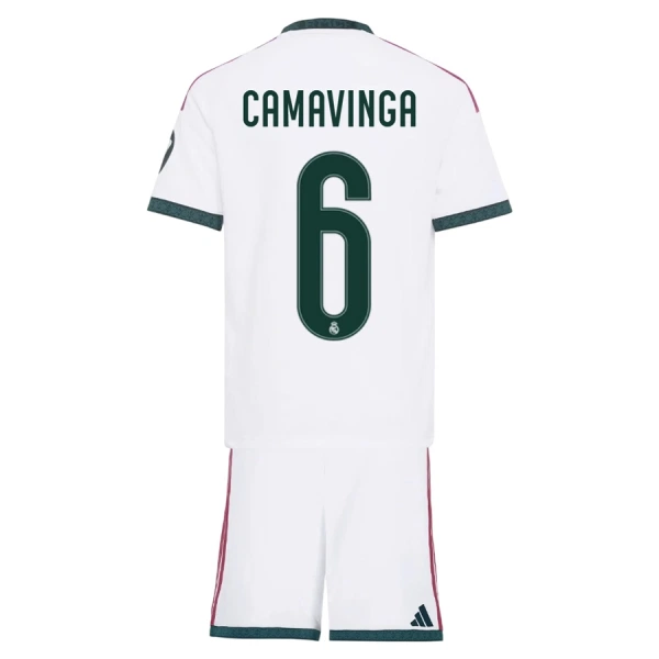 Dres Real Madrid Eduardo Camavinga 6 Dječji Domaći 2026/27 Dres Real Madrid Eduardo Camavinga 6 Dječji Domaći 2026/27