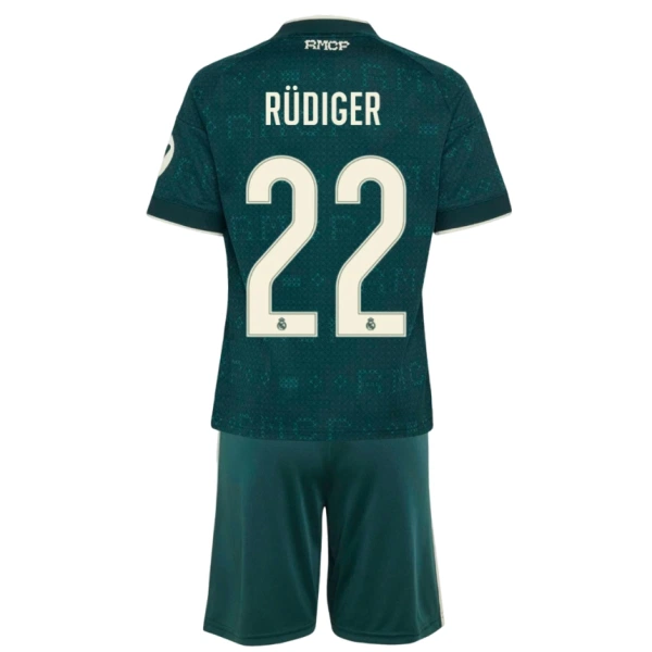Dres Real Madrid Antonio Rudiger 22 Dječji Gostujući 2026/27