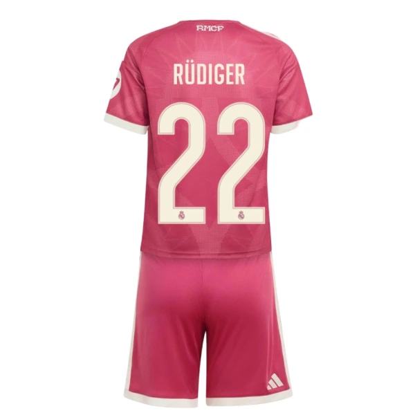 Dres Real Madrid Antonio Rudiger 22 Dječji Treći 2026/27 Dres Real Madrid Antonio Rudiger 22 Dječji Treći 2026/27