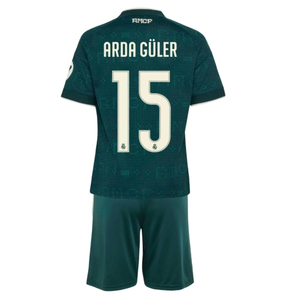 Dres Real Madrid Arda Guler 15 Dječji Gostujući 2026/27