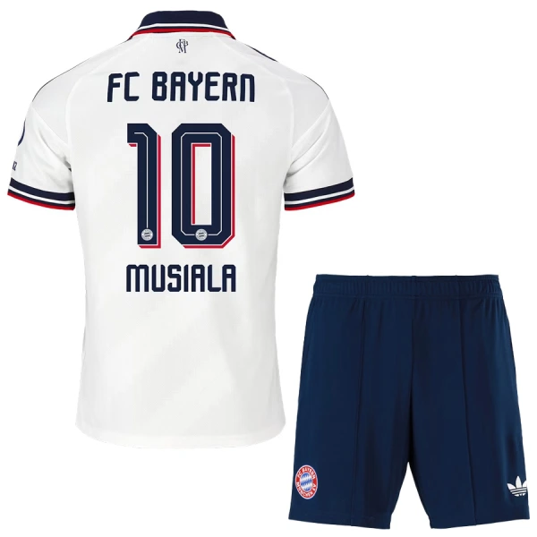 Dres FC Bayern Munich Jamal Musiala 10 Dječji Gostujući 2026/27 Dres FC Bayern Munich Jamal Musiala 10 Dječji Gostujući 2026/27