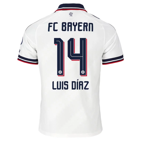 Dres FC Bayern Munich Luis Díaz 14 Dječji Gostujući 2026/27