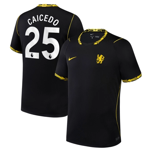Dres Chelsea Moisés Caicedo 25 Gostujući 2026/27 Dres Chelsea Moisés Caicedo 25 Gostujući 2026/27