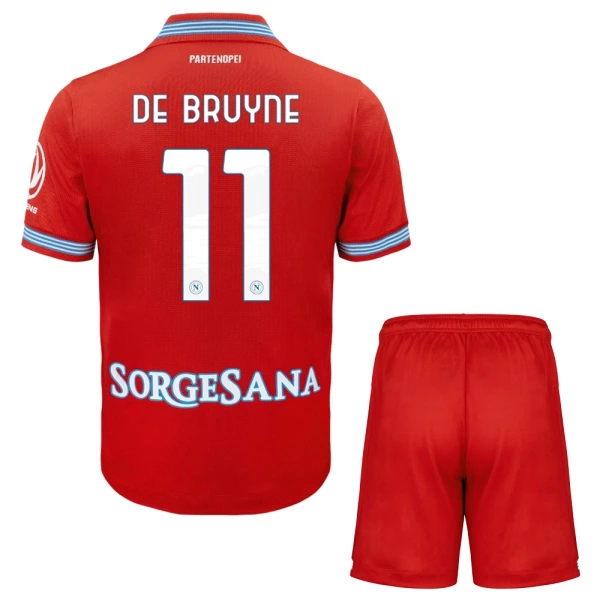 Dres SSC Napoli Kevin De Bruyne 11 Dječji Treći 2026/27 Dres SSC Napoli Kevin De Bruyne 11 Dječji Treći 2026/27