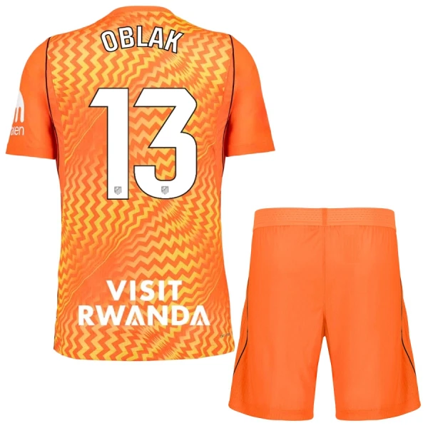 Dres Atlético Madrid Jan Oblak 13 Golmanski Dječji 2026/27 Naranča Dres Atlético Madrid Jan Oblak 13 Golmanski Dječji 2026/27 Naranča