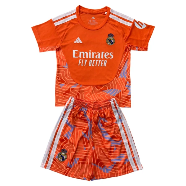 Dres Real Madrid Golmanski Dječji 2026/27 Naranča
