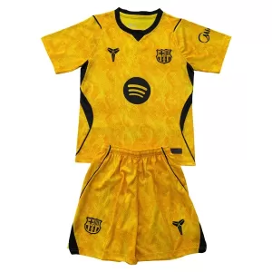 Dres FC Barcelona Golmanski Dječji Gostujući 2026/27 Žuti