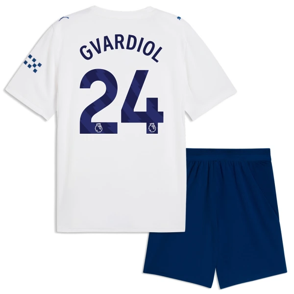 Dres Manchester City Josko Gvardiol 24 Dječji Treći 2026/27 Dres Manchester City Josko Gvardiol 24 Dječji Treći 2026/27