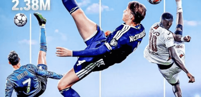 McTominayev zapanjujući biciklistički udarac ruši rekord